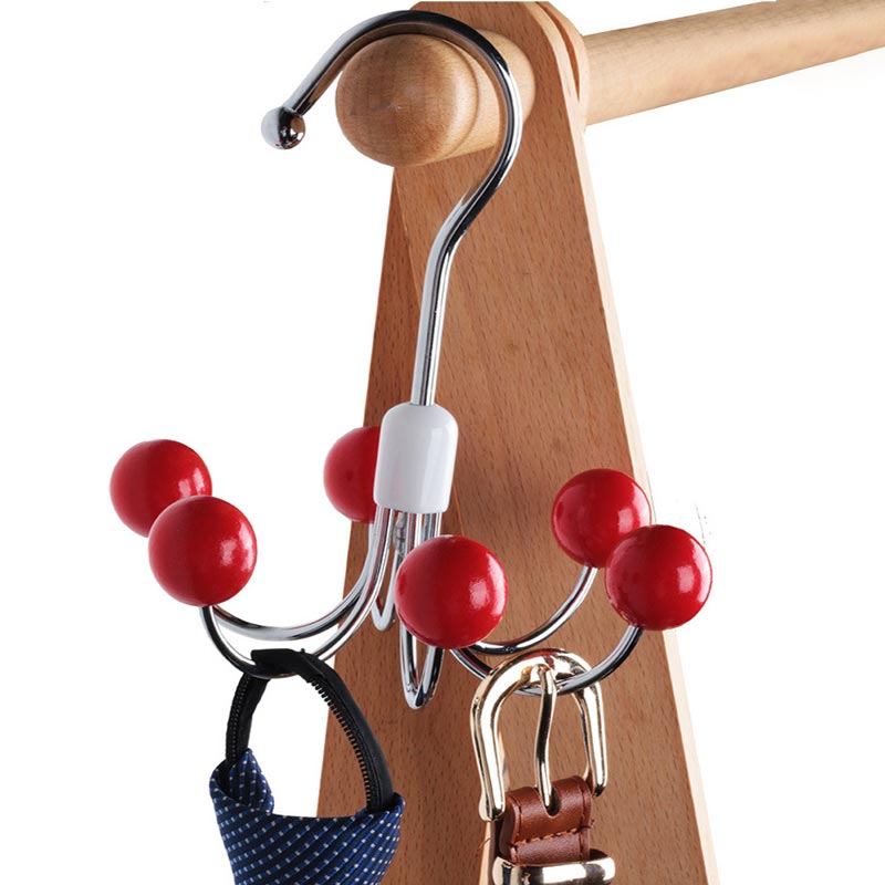 BowLift | 360° rotatable multifunctional storage hanger with 6 hooks