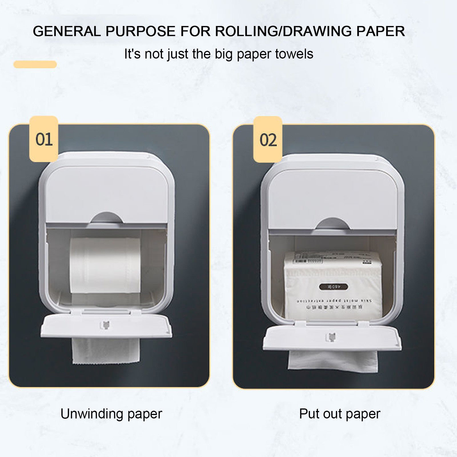 BowLift | Flush-free toilet paper holder box