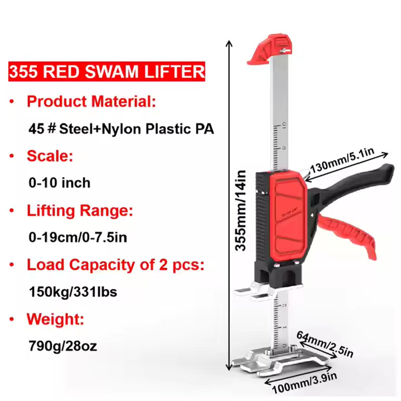 BowLift | Arm Jack Tile Height Adjustment Tool for Doors and Walls