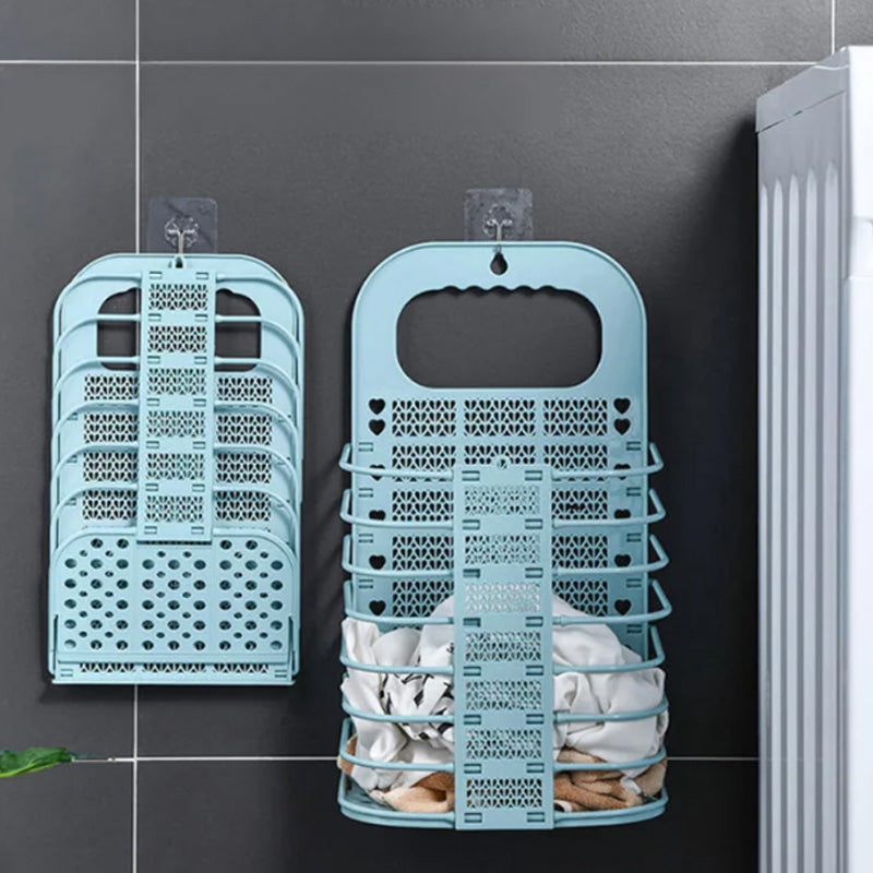 BowLift | Foldable wall-mounted laundry basket
