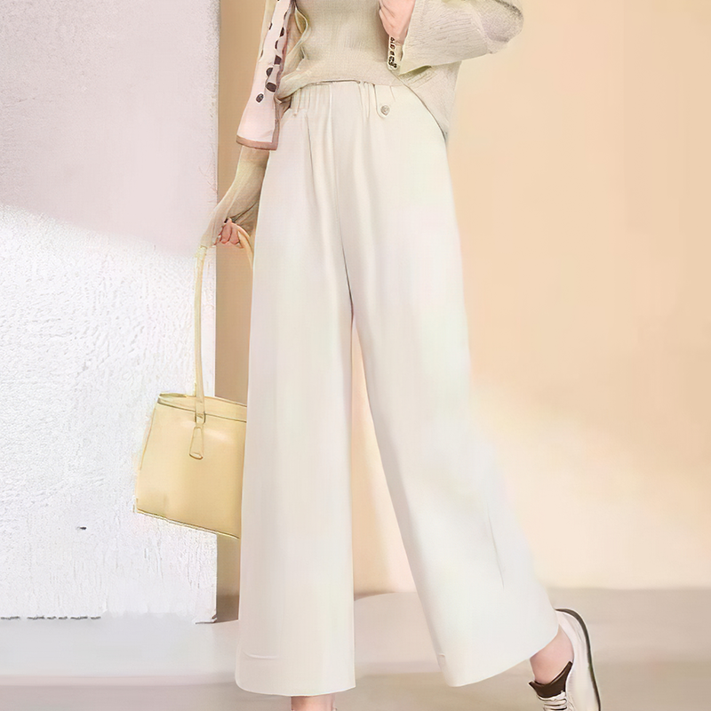 BowLift | High-waisted pants with wide legs