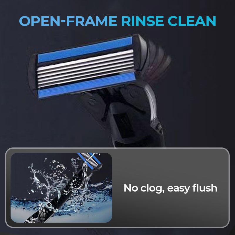 BowLift | 6-blade razor with single snap-in head