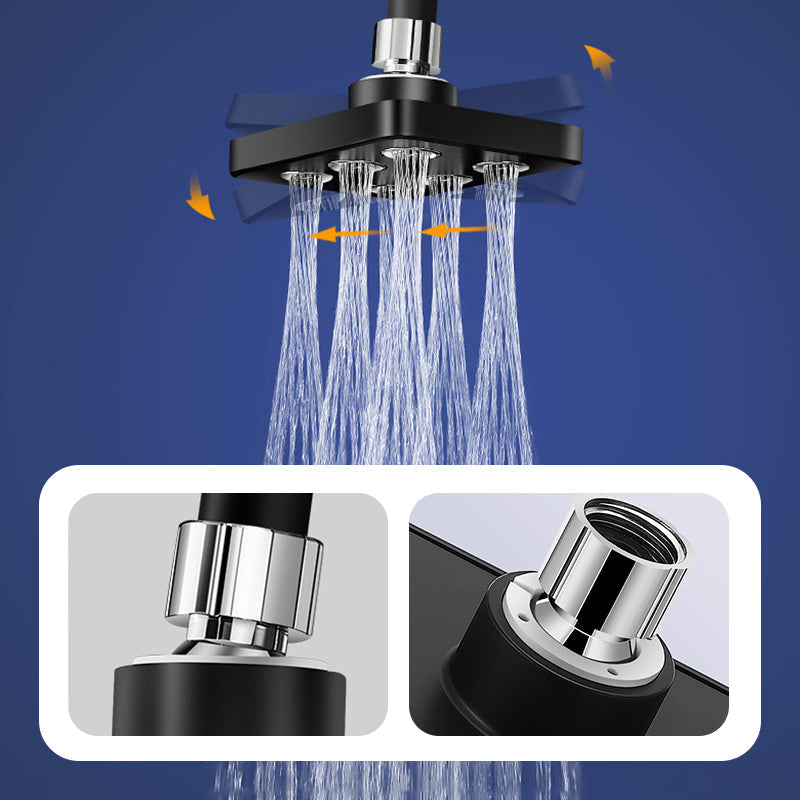 BowLift | 360° adjustable square shower head
