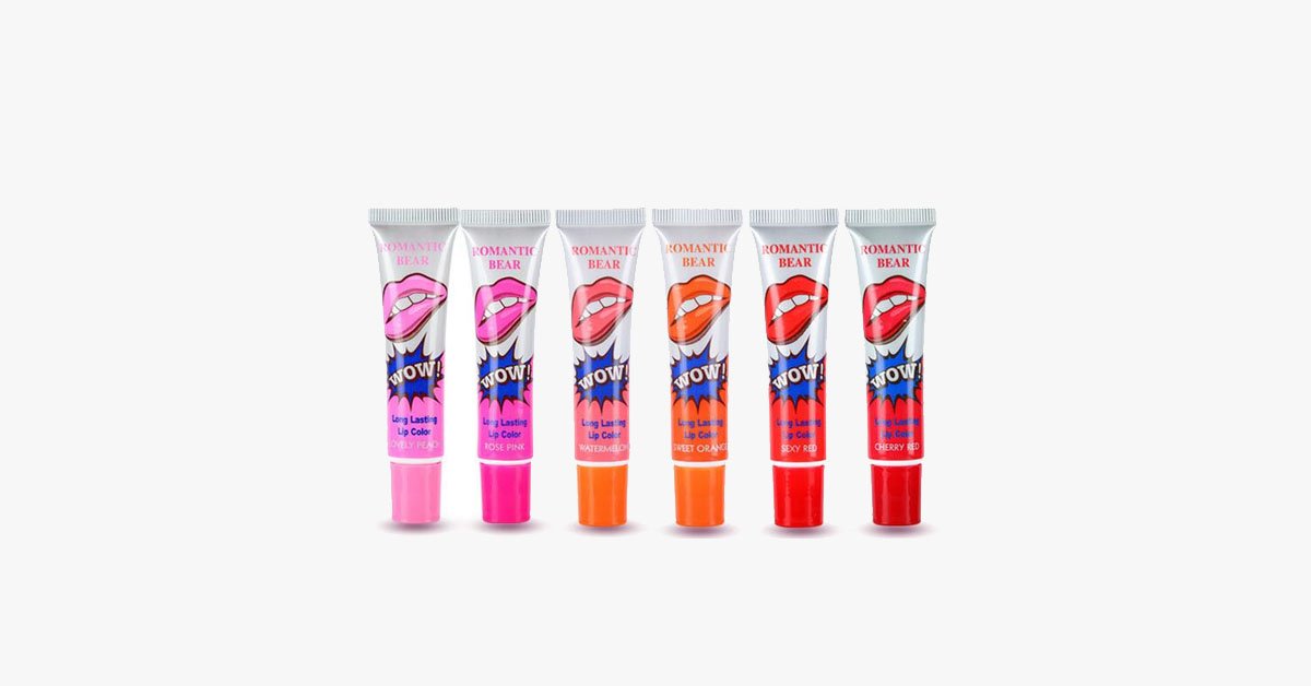 BowLift | 6 Piece Lip Tint Peel Masks - Long-lasting and waterproof lip tint to make your lips appear naturally tinted
