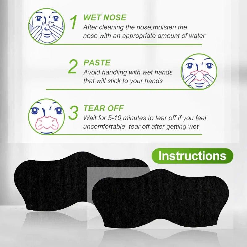 BowLift | Blackhead Remover Sticky Nose Patches (100 pieces)