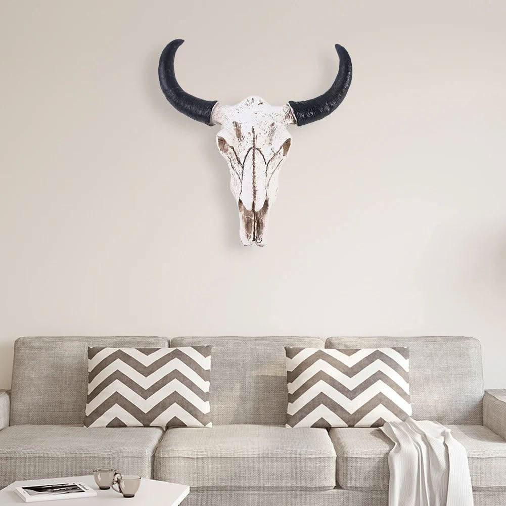 BowLift | Decorative Resin Longhorn Skull Wall Art