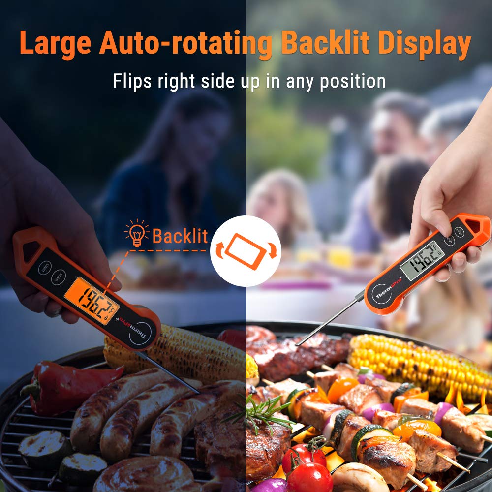 BowLift | Digital Meat Thermometer – Waterproof, Instant Read & Ambidextrous Design