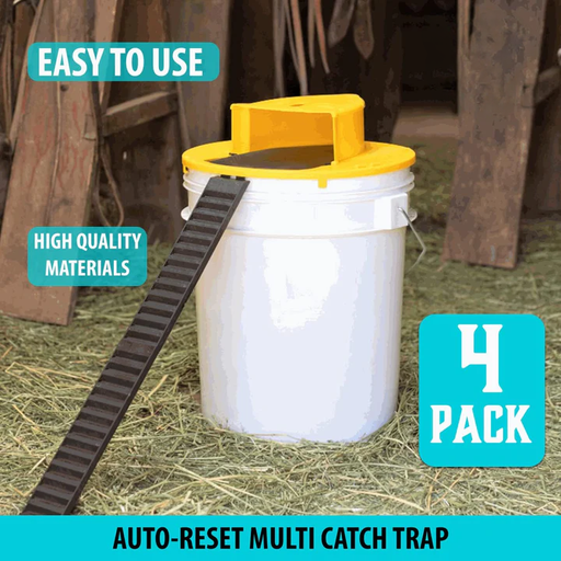 BowLift | 4-Pack Bucket Lid Mouse Trap