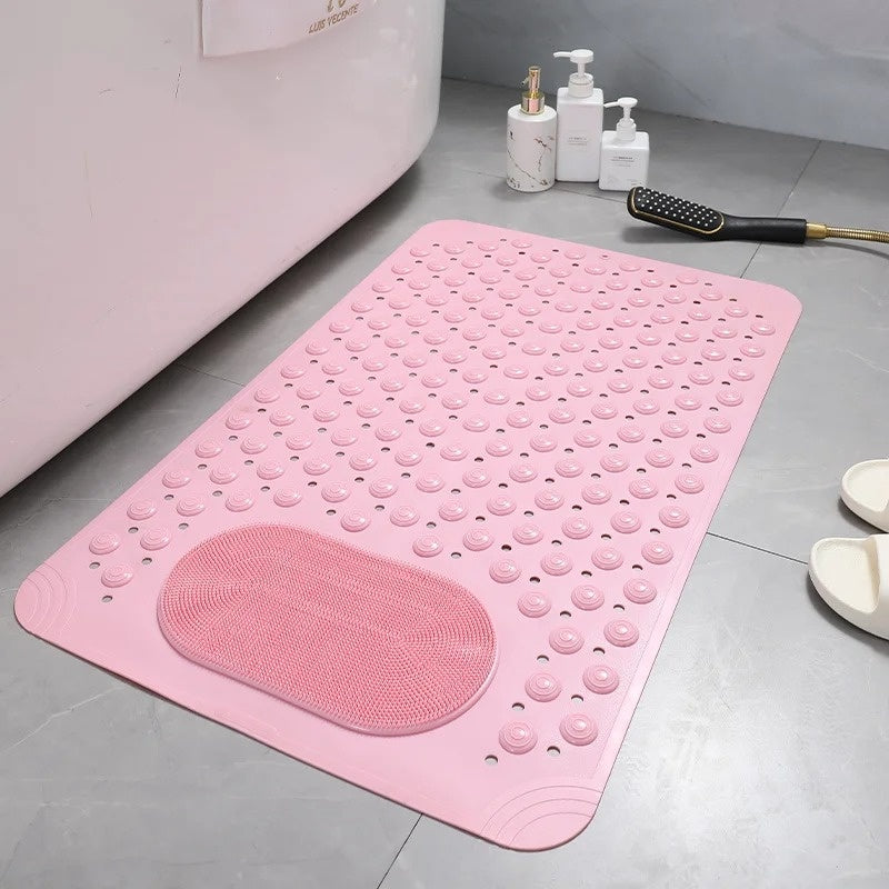 BowLift | Anti-Slip Shower Mat with Integrated Foot Scrubber – Safe, Comfortable & Quick-Drying Design