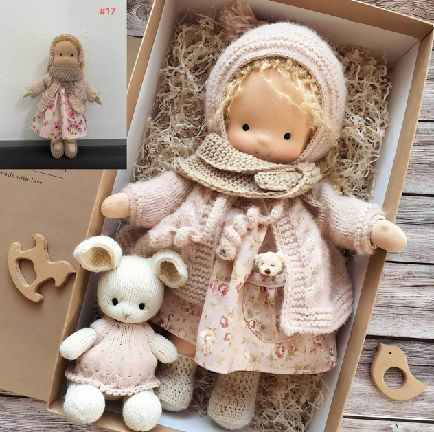 BowLift | Sweet handmade Waldorf doll