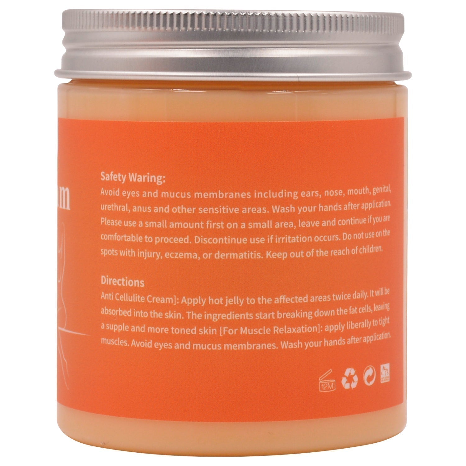 BowLift | Ultimate Shape Cream – boosts fat burning – reduces cellulite – 500 ml – wall clock