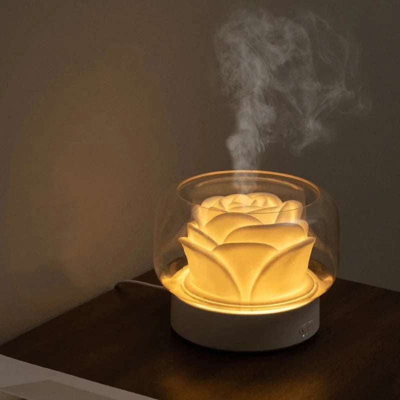BowLift | Aromatherapy Air Humidifier – Elegant Ultrasonic Diffuser with LED & Essential Oil Function