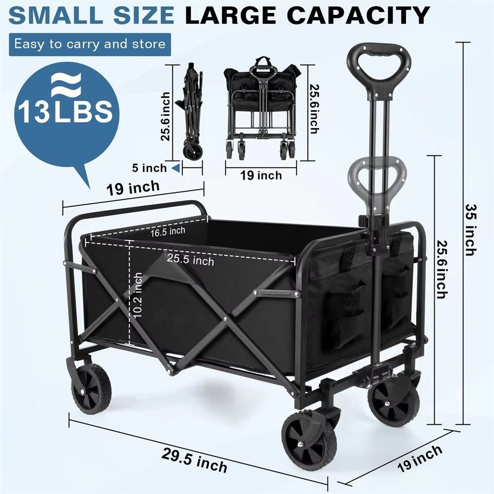 BowLift | Heavy-Duty Foldable Wagon with All-Terrain Wheels
