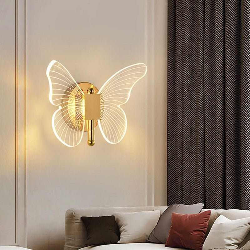 BowLift | Butterfly-Shaped LED Wall Lamp with Three Lighting Modes