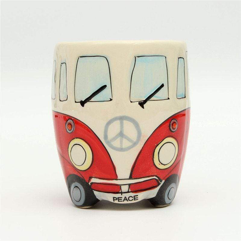 BowLift | GroovyCup Camperbus Mug – Retro Ceramic Coffee Mug 330ml