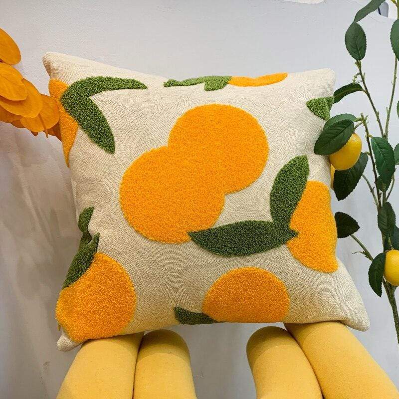 BowLift | Orange Embroidery Pillowcase