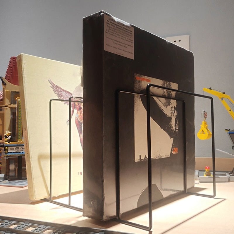 BowLift | Wrought Iron Book and Vinyl Stand