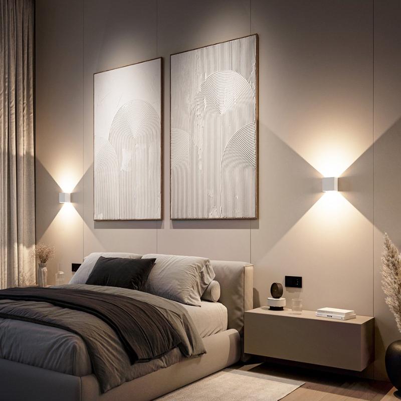 BowLift | LumiGuard - LED wall lamp with warm light