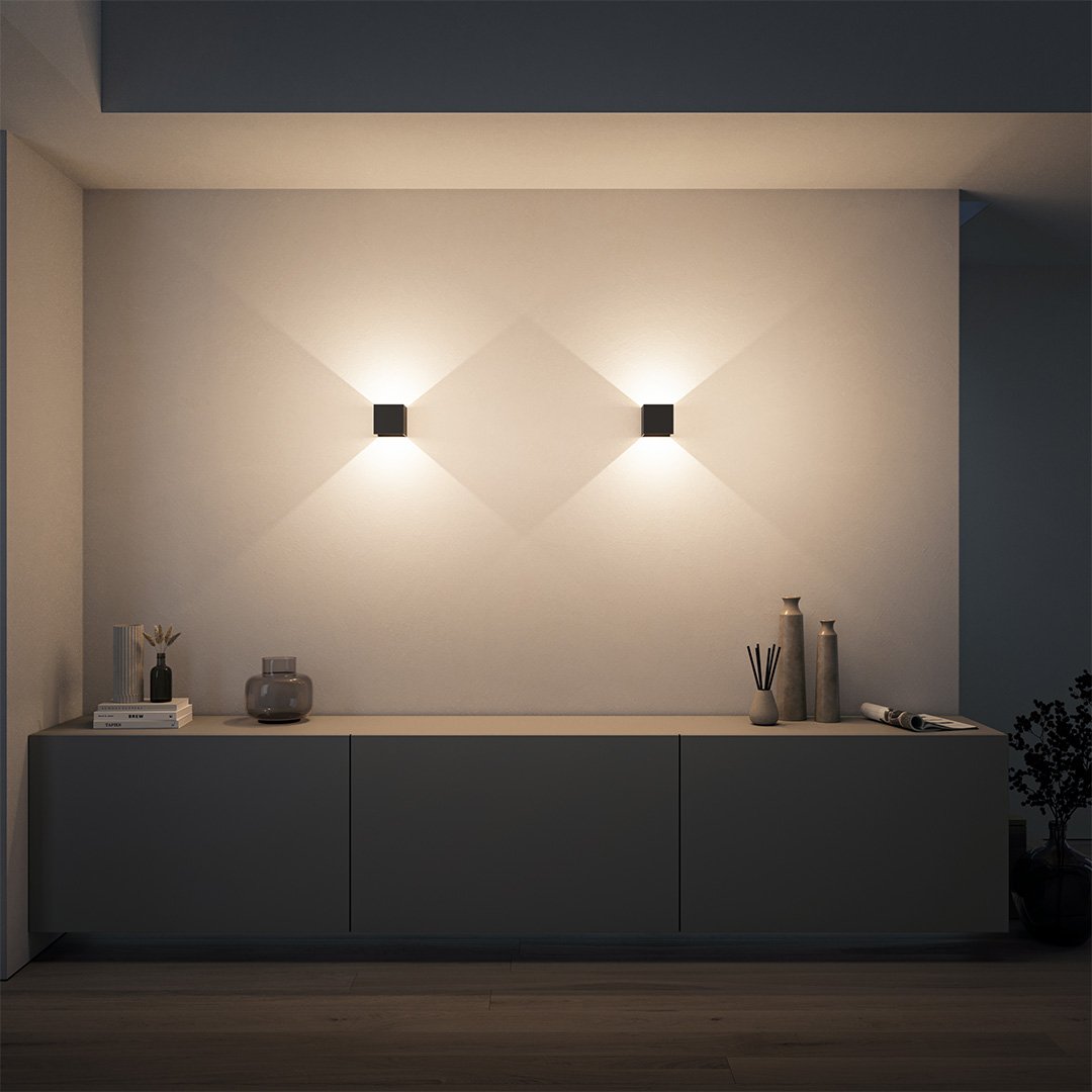 BowLift | LumiGuard - LED wall lamp with warm light