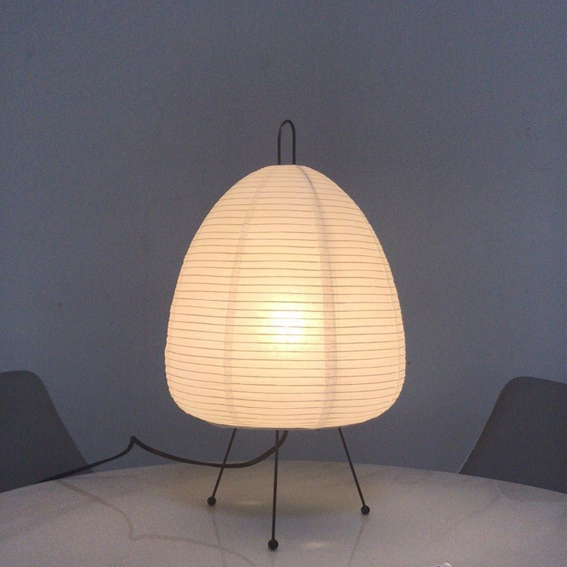 BowLift | Zenora – Rice paper table lamp in Japanese wabi-sabi design